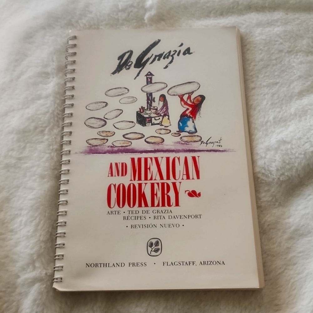 Mexican Cook Book  Vintage Spiral Bound